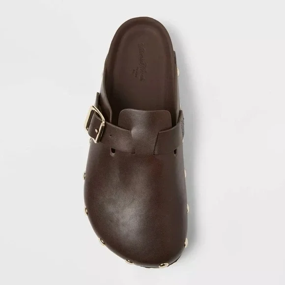 Women's Lee Clog Mule Flat - Universal Thread Brown 8 - Picture 6 of 8